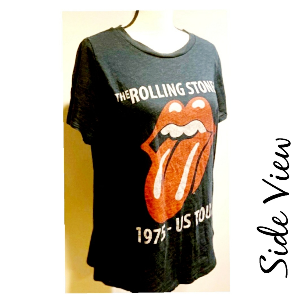 SOLD- Authentic Vintage Style 1975 Rolling Stone Tee - Picture 4 of 6